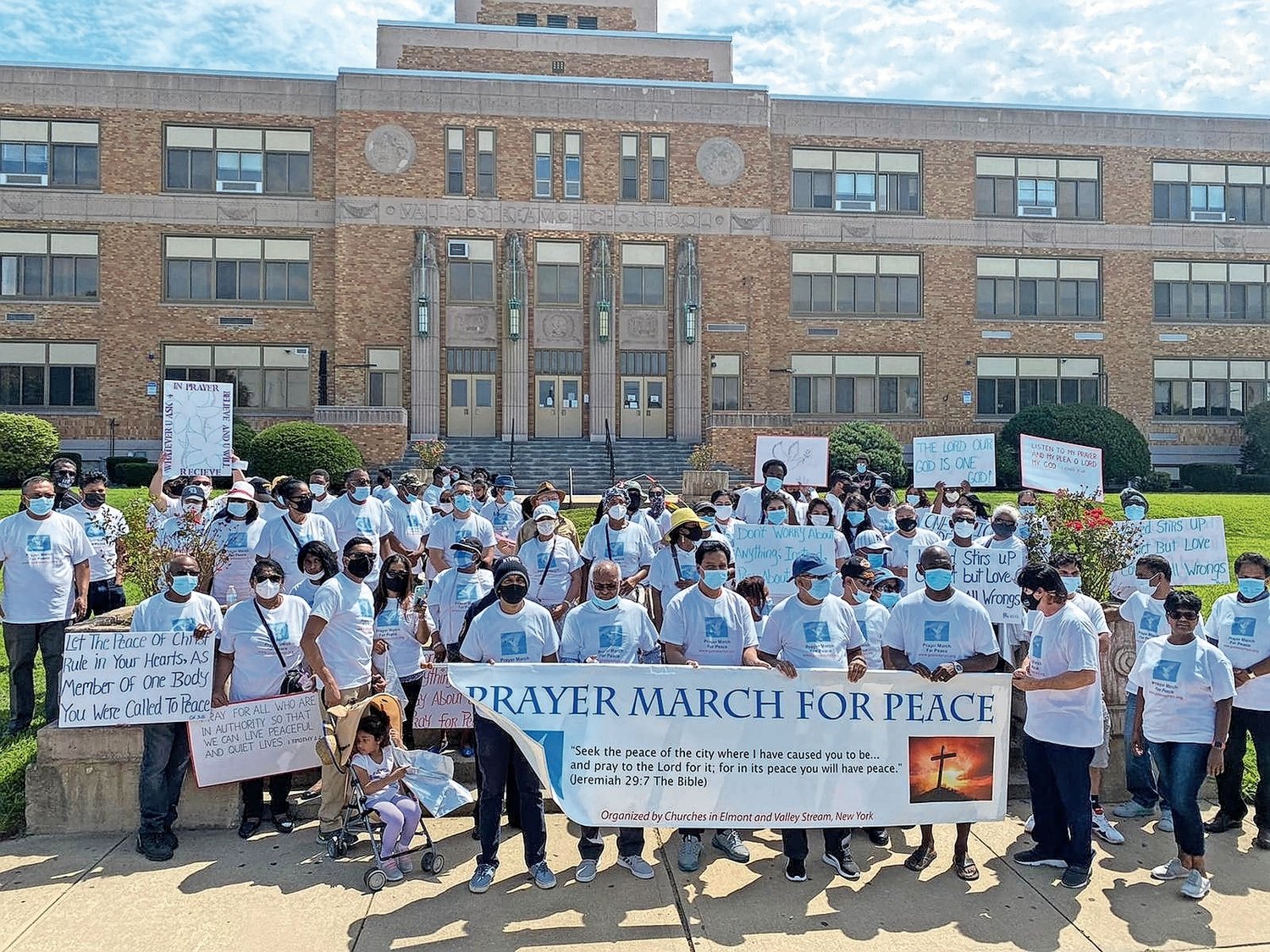 Praying for a safe school year in Elmont, Valley Stream Herald